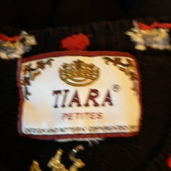 Vintage 1980s ugly Christmas sweater cardigan PL - Picture 4 of 4